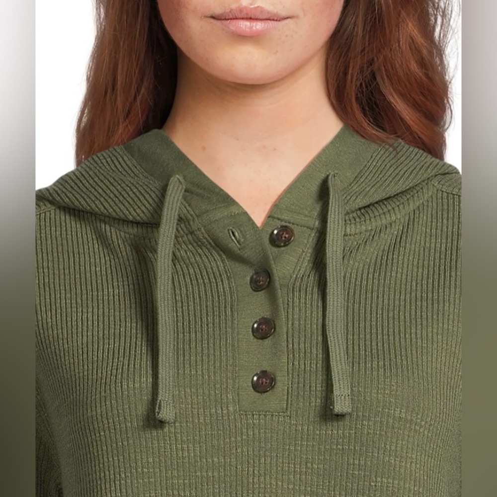 **BRAND NEW** NWOT* Time and Tru Women's Rib Tunic
Hoodie, Size XL